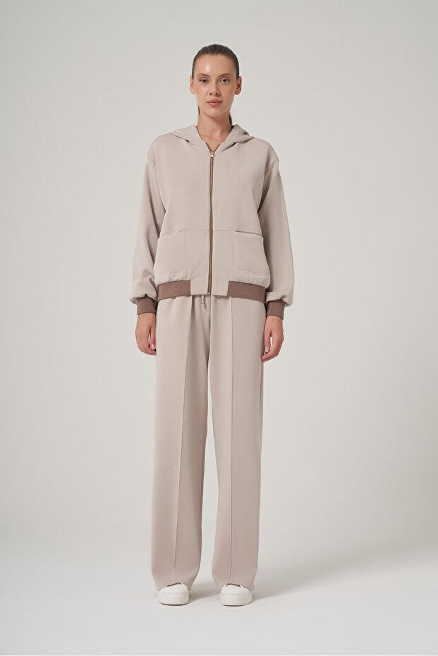 Çift Taraflı Kapüşonlu Mont - 4