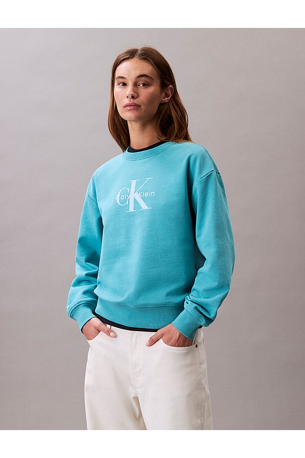 Monogram Logo Relaxed Sweatshirt - 1
