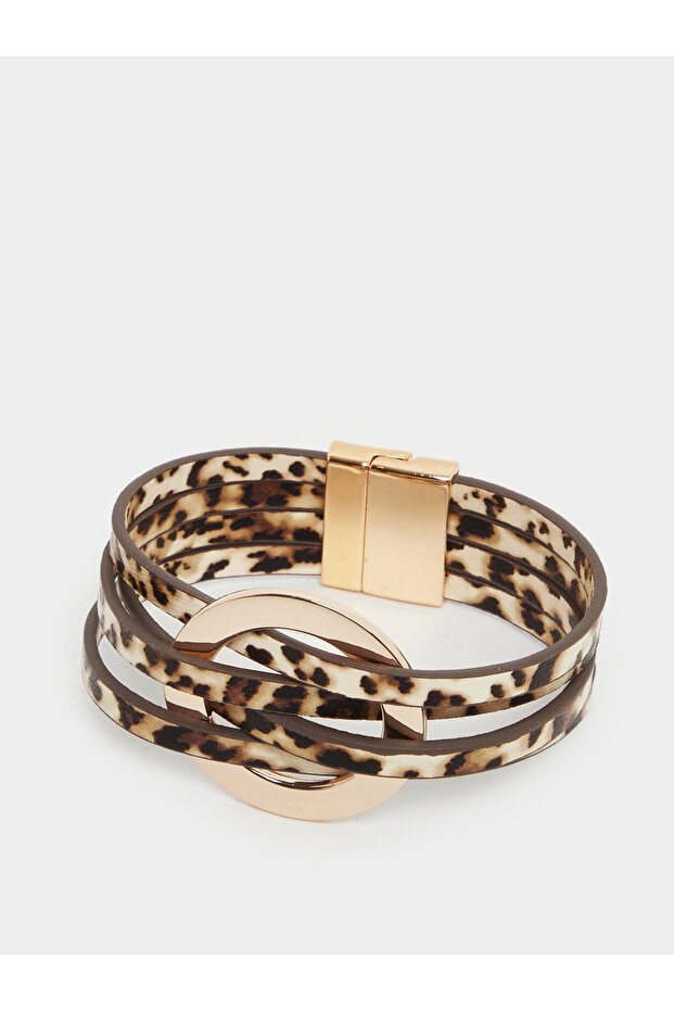Leopard Print Multistrand Bracelet - 2