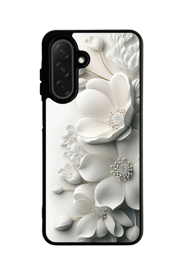 Samsung Galaxy A16 Compatible Matte Black Case – Soft Silicone, Protective, Shock Absorbing Cover