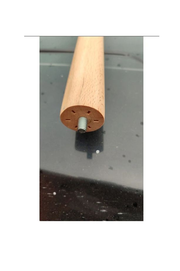 Ahşap Ham Ayak 50 Cm Tek'li Set Kütük Masa Orta Sehpa Zigon Ayağı - 5