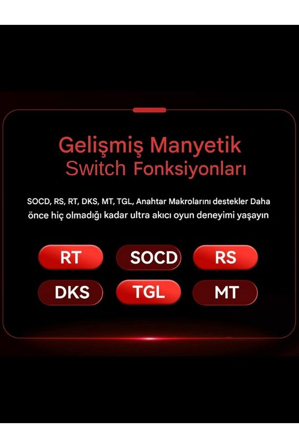 Madlions MAD68 R HE Hall Effect Rapid Trigger (Manyetik Switch) 8000 HERTZ Mekanik Klavye - 4