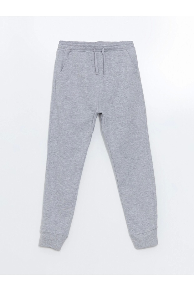 LCW Kids Gri Beli Lastikli Erkek Çocuk Jogger Eşofman Altı - 1