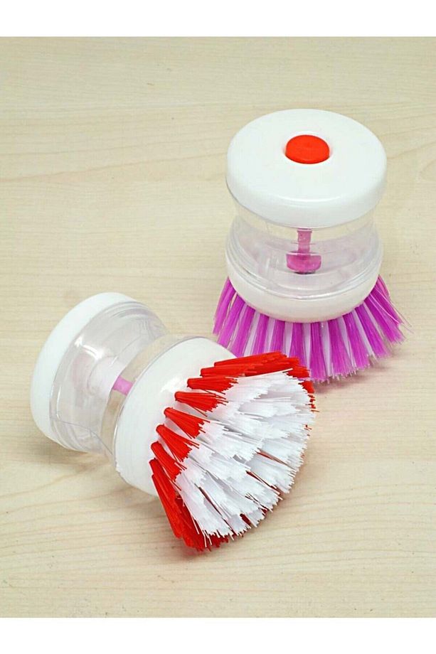 Deterjan Hazneli Banyo Mutfak Lavabo Ve Bulaşık Yıkama Fırçası - 1