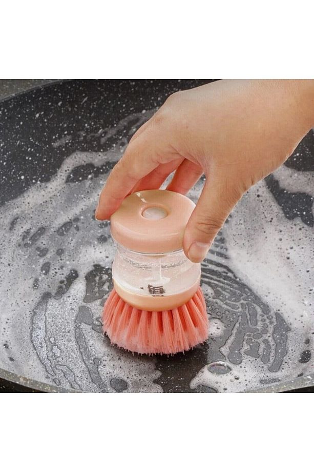 Deterjan Hazneli Banyo Mutfak Lavabo Ve Bulaşık Yıkama Fırçası - 3