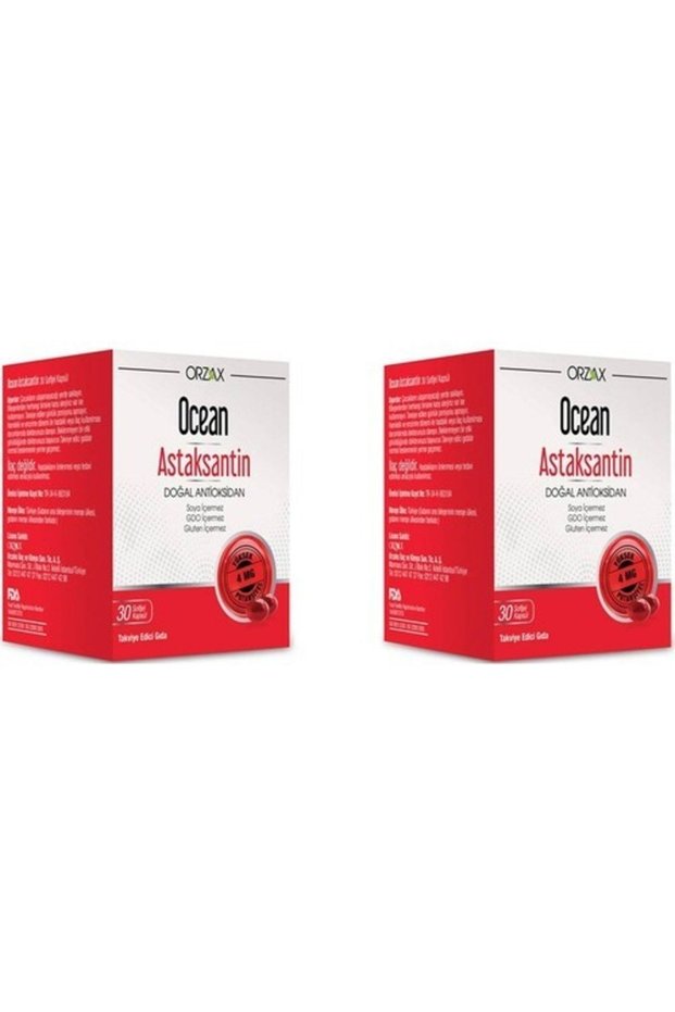 Orzax Plus Astaxanthin 30 Softgel Capsule 2-Pack