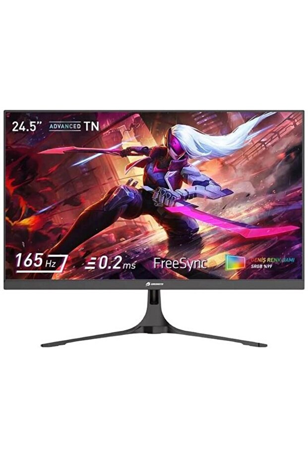 24.5" TN GB-2516FF 0.2MS 165HZ HDMI-DP GAMING MONİTÖR - 6