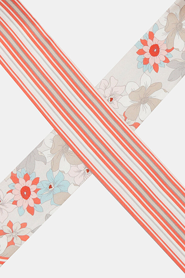 ÇİÇEK DESENLİ İPEK FULAR - 3