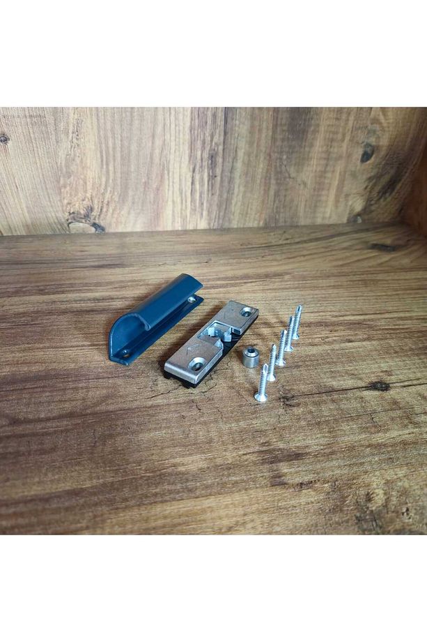 BALKON KAPI TUTUCU PVC ÇITÇIT 13 mm VE C KOL ANTRASİT - 2