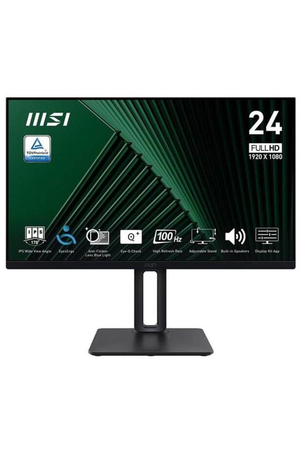 23.8" FLAT VA PRO MP245PG 1MS 100HZ HDMI-DP PIVOT KURUMSAL MONİTÖR 1920X1080 - 1