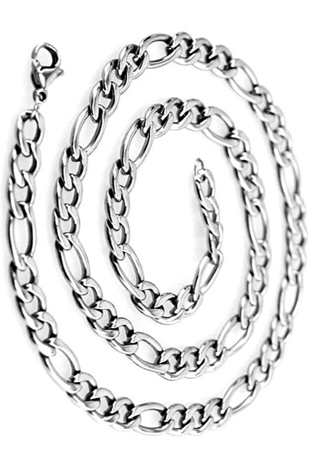 Figaro Men's Stainless Steel Necklace Chain Thick 8mm eck19k