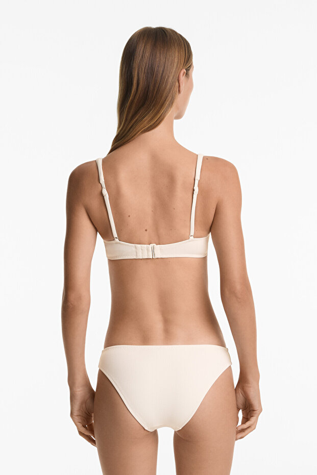 Çapraz pike halter bikini üstü - 7