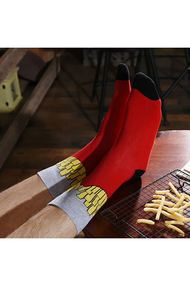 جوارب بتصميم عصي البطاطس - 3