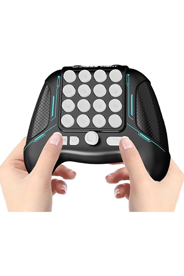 Interactive Pop It Console Toy, Controller, 5 Game Modes, Sounds & Lights, Black - 7