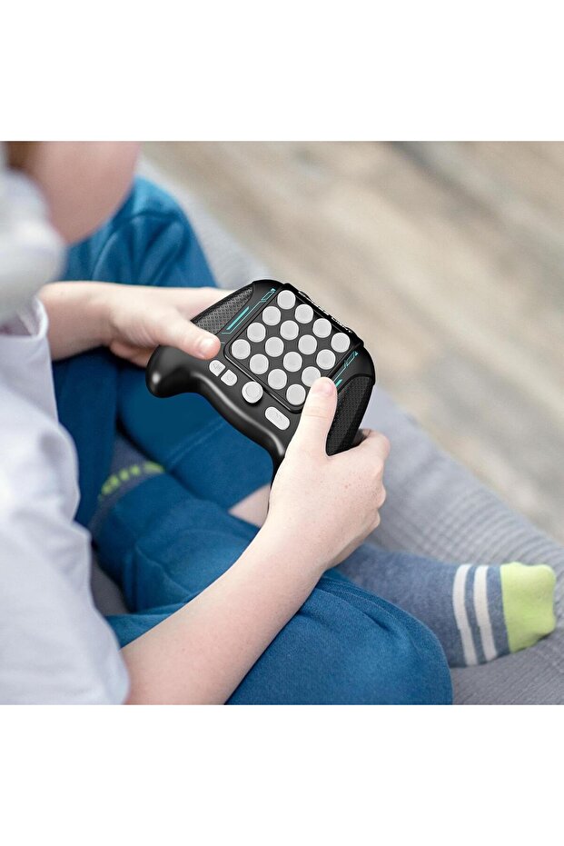 Interactive Pop It Console Toy, Controller, 5 Game Modes, Sounds & Lights, Black - 6