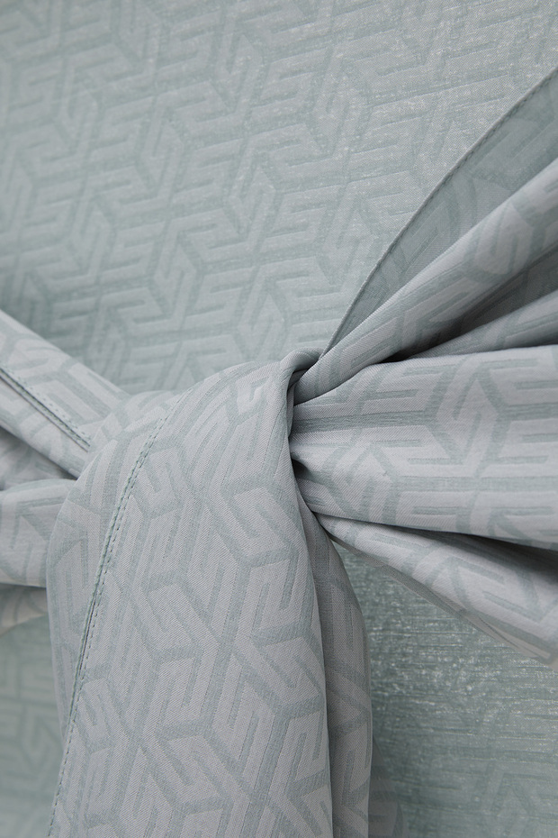 Labirent Desenli Şal - 2