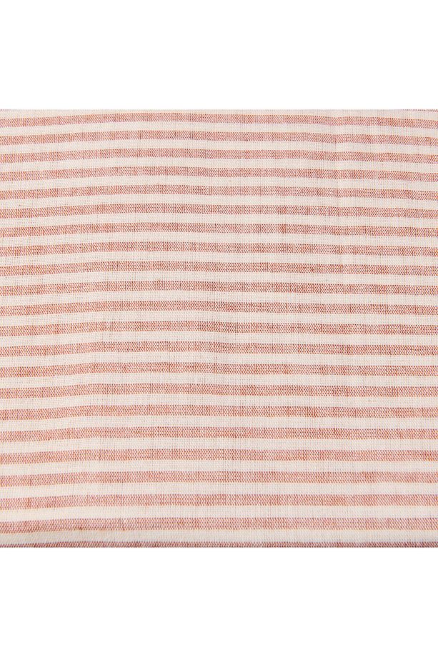 Soft Stripe Tek Kişilik Nevresim Takımı - Kiremit - 5