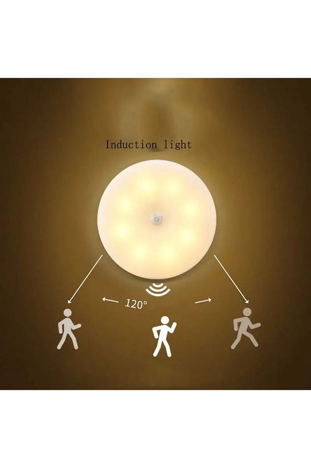 JV-1867 Usb Şarjlı Hareket Sensörlü Led Lamba Duvar Dolap Merdiven İçin Hareket Algılayıcı Led Işık - 3