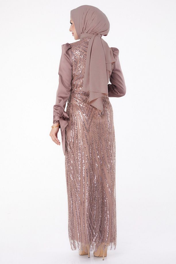 Pullu Abiye Ebise Lila - 26190 - 5