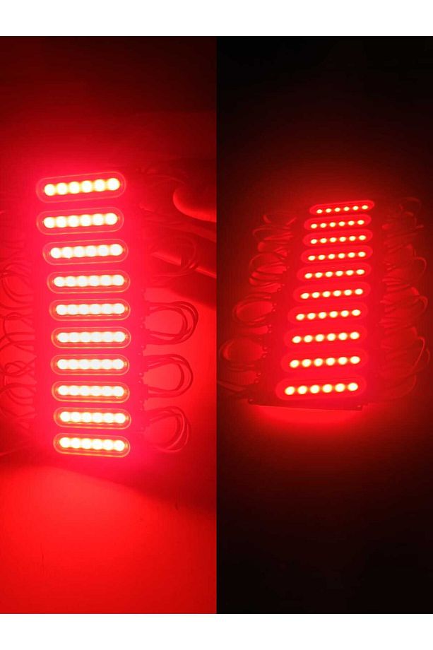 12v 2w Cob Oto Modül Led Kırmızı – 10 Adet | Araç Altı Aydınlatma Için Uygun | Erm Elektronik - 1