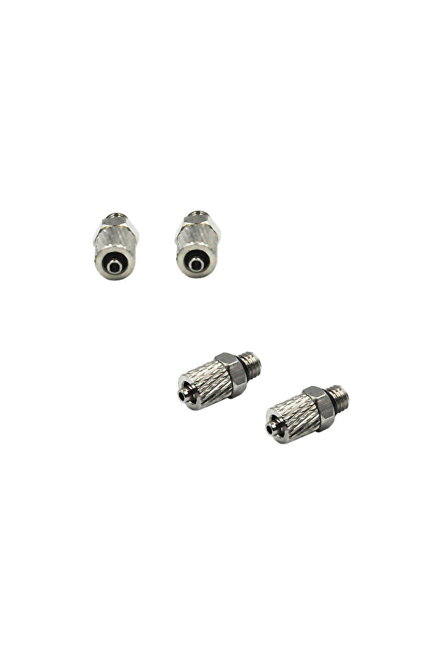 4 PCS Straight 4PCS M5-4mm Micro Hydraulic Oil Connector For Oil Tank Cylinder RC Model Parts