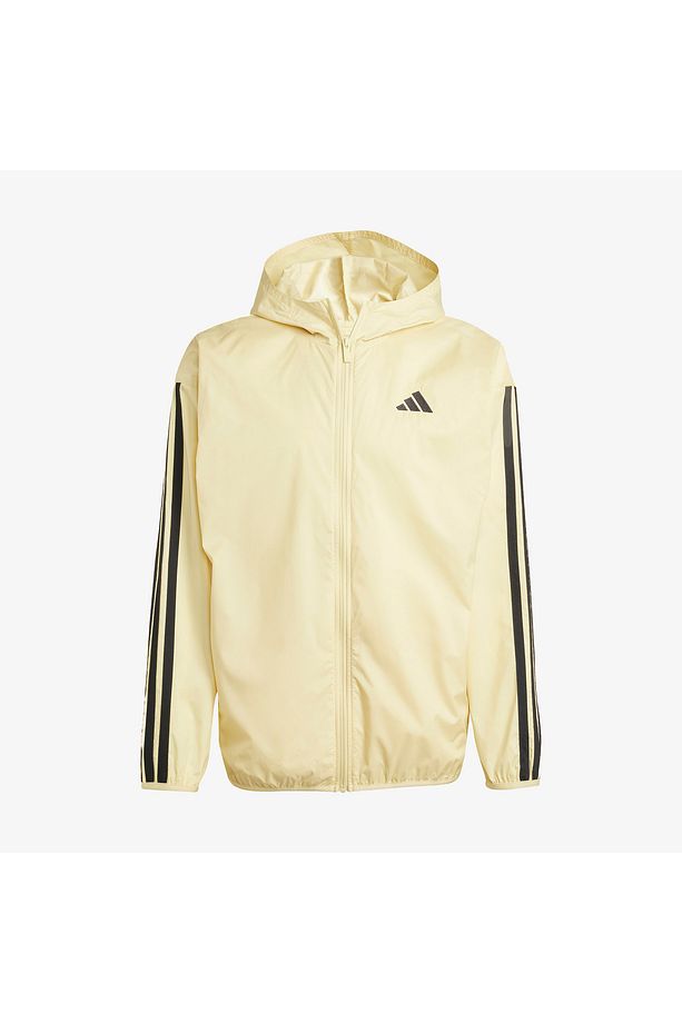 Essentials 3 Stripes Windbreaker Erkek Sarı Ceket - 4