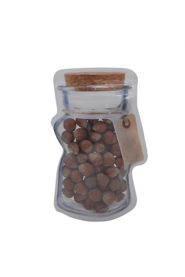 Betsima® Kavanoz Görünümlü Kilitli Poşet Çıtçıtlı ve Pratik Torba 4 Adet - 4