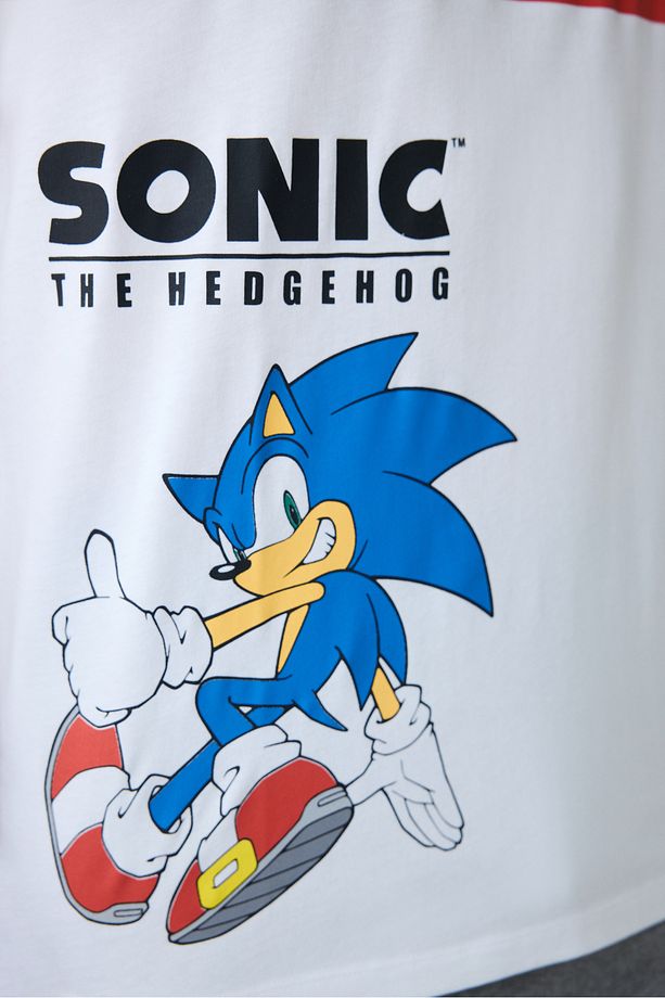 Sonic Şortlu Çok Renkli Pijama Takımı - 6