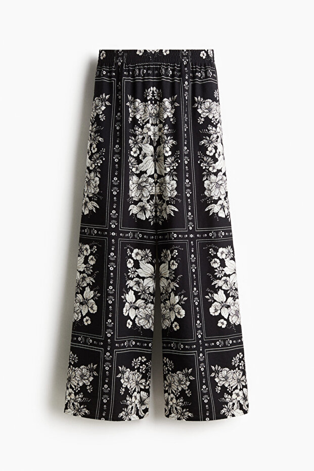 Geniş Pull-on Pantolon - 3