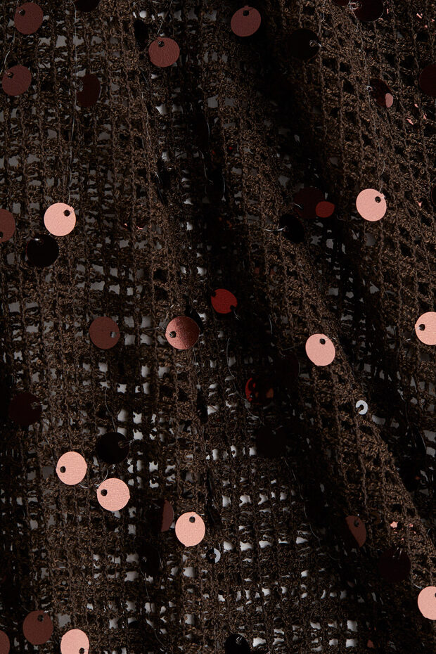 Pullu File Elbise - 6