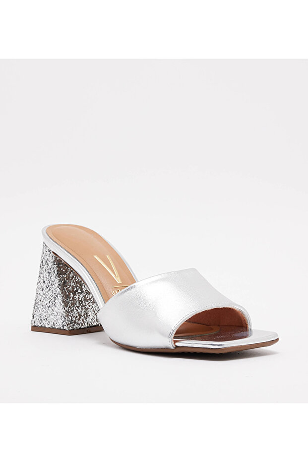 Vizzano Ladies High Heel Sandals Silver | Made In Brazil