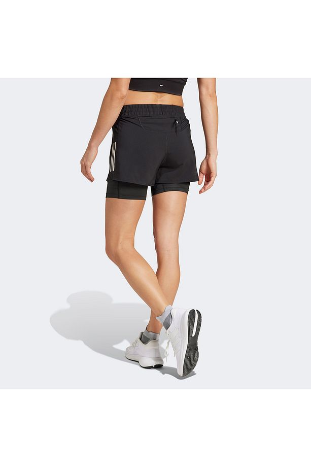 Own The Run Climacool 2 In 1 Kadın Siyah Şort - 3