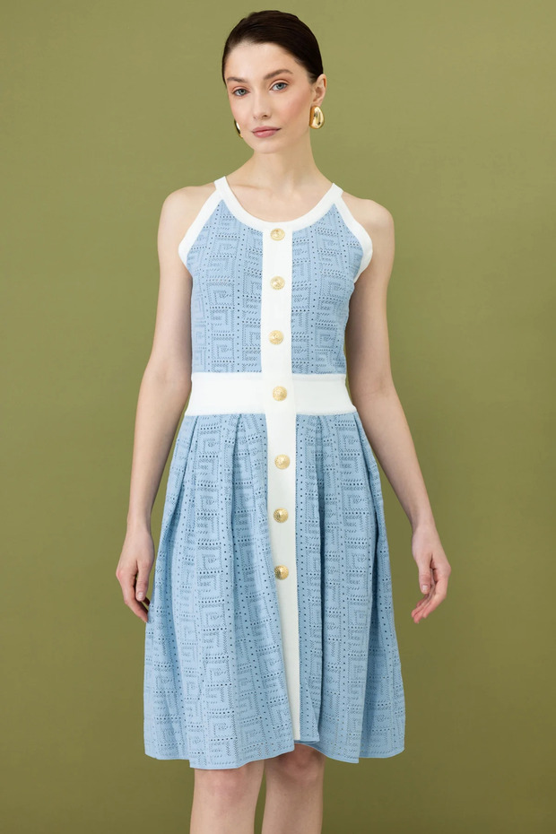 On Kolsuz Triko Elbise - 1