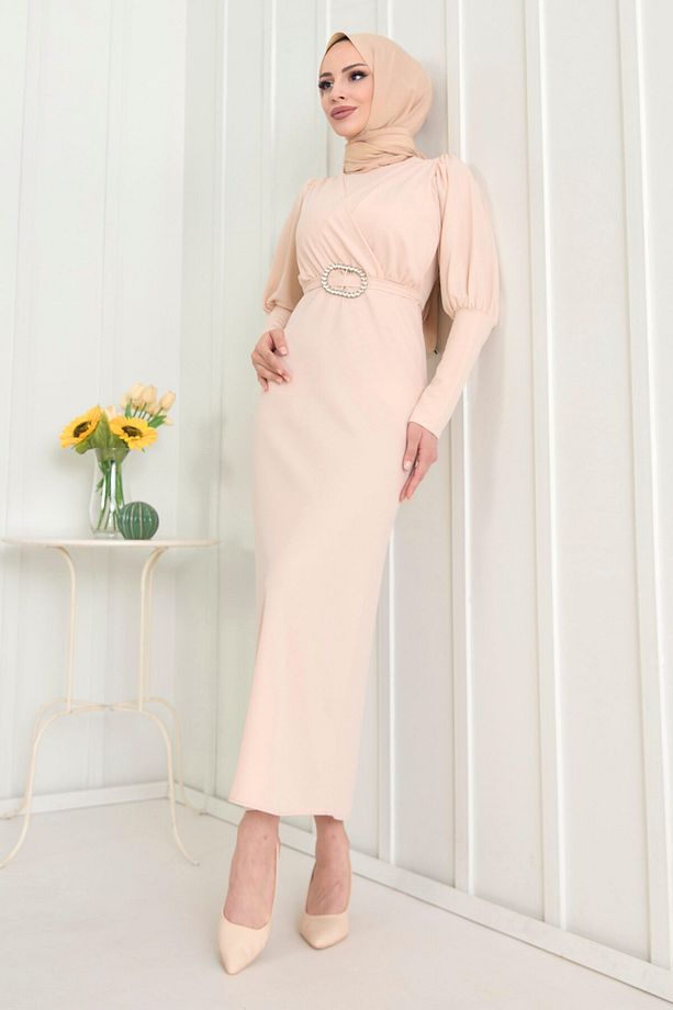 Elbise Bej - 11615 - 4
