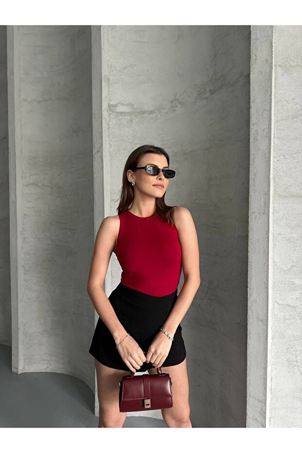 Summer Strappy Bodysuit - Red/Black/Navy Blue