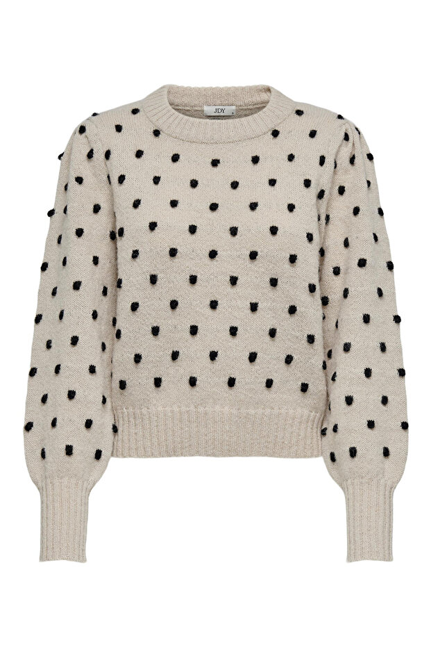 jdy Women's Sweater 15304813 Ecru - 1