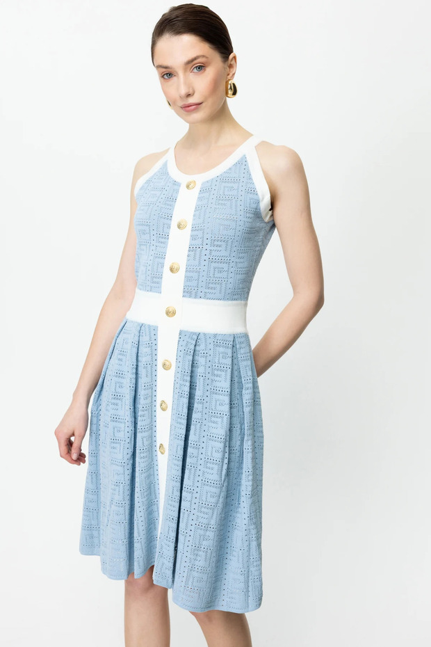 On Kolsuz Triko Elbise - 4