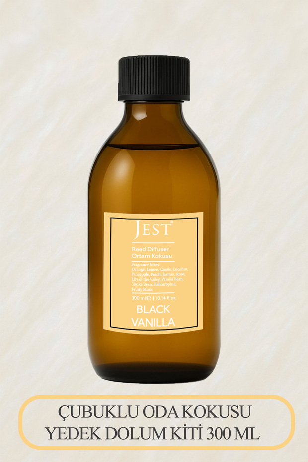 300 ML BLACK VANILLA ÇUBUKLU ODA KOKUSU YEDEK KİT - 1