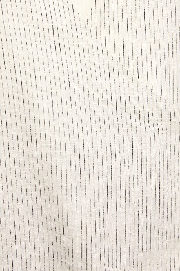 Çizgili rustik kruvaze top - 3