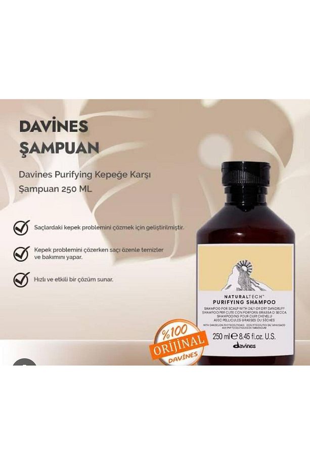 YAZ İÇİN KEPEK KARŞITI PURİFYİNG ŞAMPUAN 250 ML 12 28 63 TRUSTY 92 - 1