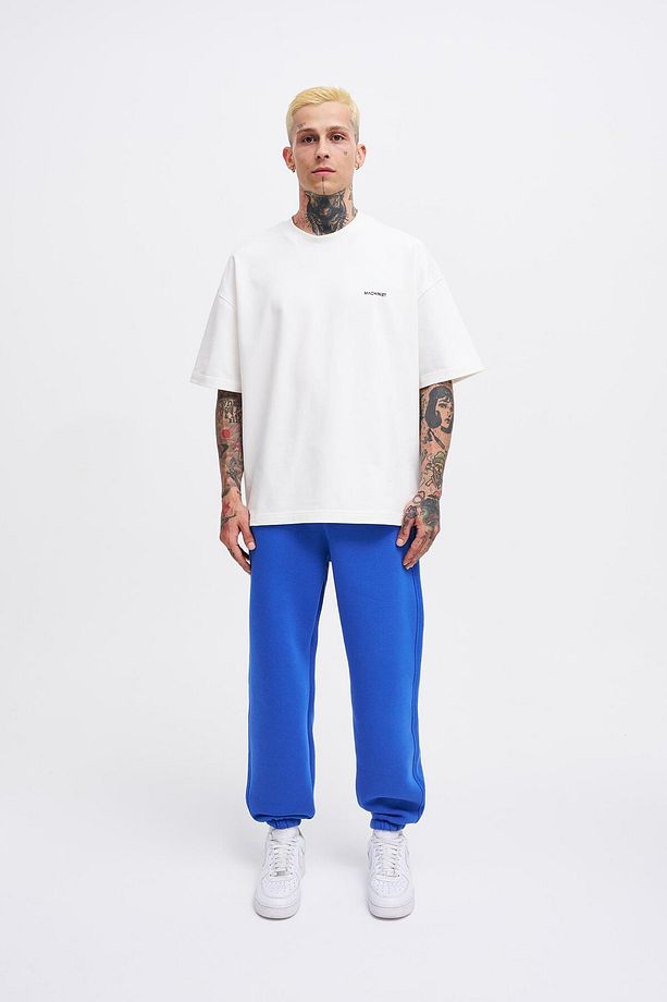 Erkek Basic Jogger Relaxed Saks Eşofman Altı - 4