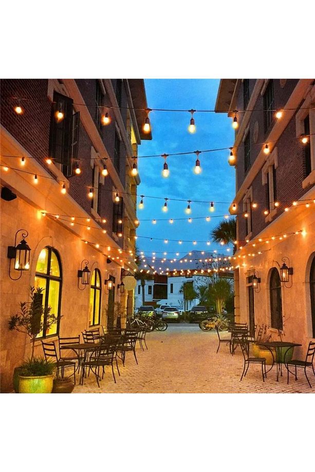 220Volt 5 Adet E27 Duylu 5 Metre Kablolu Set (5 Adet S14 Led Ampul Hediyeli) - 5