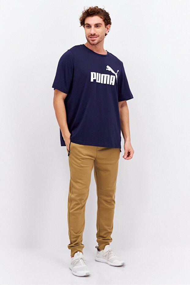 Men Sportswear Fit Short Sleeves Running T-Shirt, Blue - 4