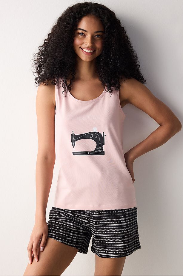 With Love Şortlu Pijama Takımı - 1