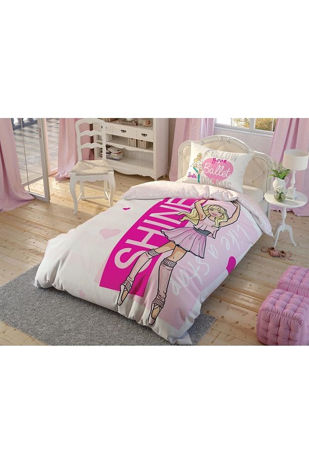 Lisanslı Nevresim Takımı Barbie Ballet Tek Kişilik - 1