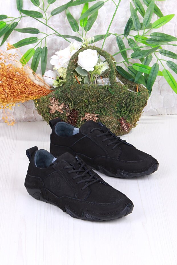 42325 Comfort Comfortable Flexible Genuine Leather Men's Shoes