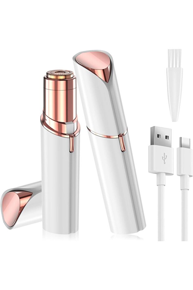 Facial Hair Remover for Women, Face Hair Trimmer, Rechargeable Women's Facial Shaver, Painless Lady