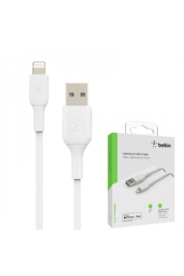 كيبل شاحن ايفون معتمد بلكن نايلون belkin