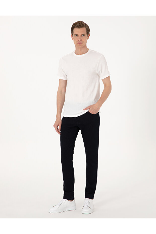 Dark Navy Slim Fit Jean Trousers 50308953-Vr100