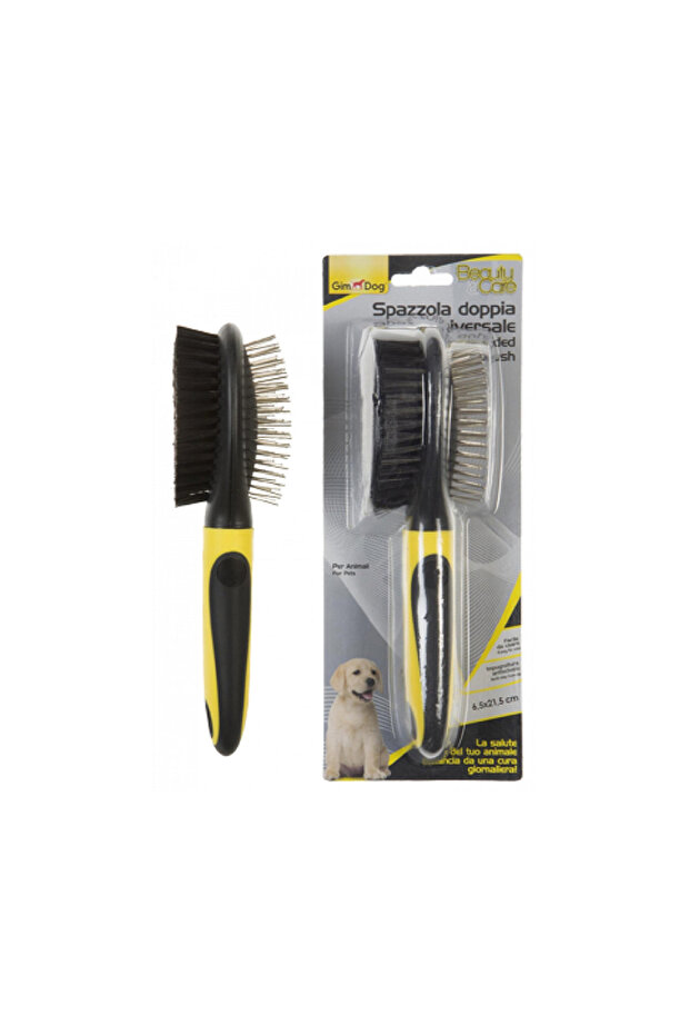 Double Sided Cat and Dog Hair Combing Brush Medium